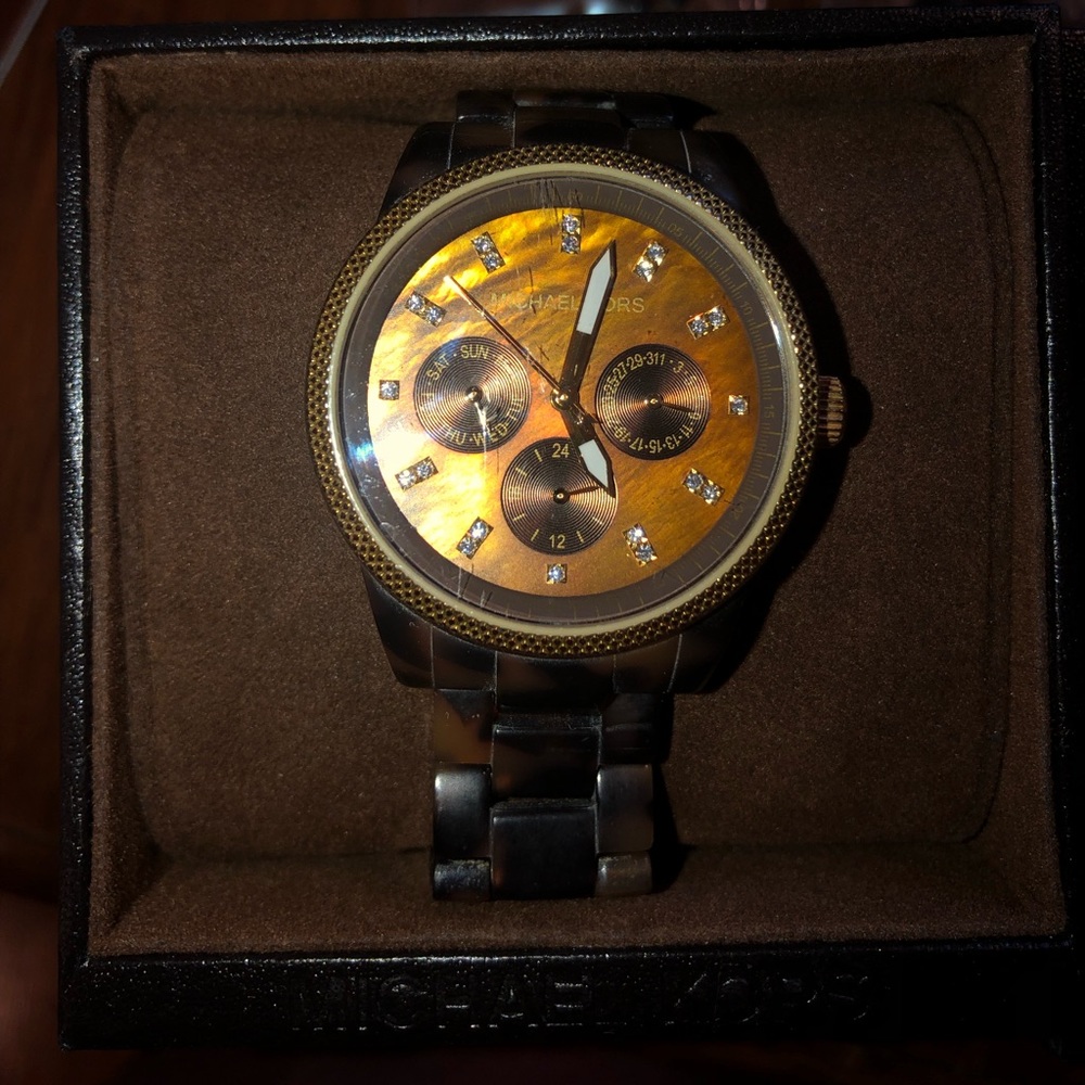 Tortoise Shell Michael Kors Women’s Watch